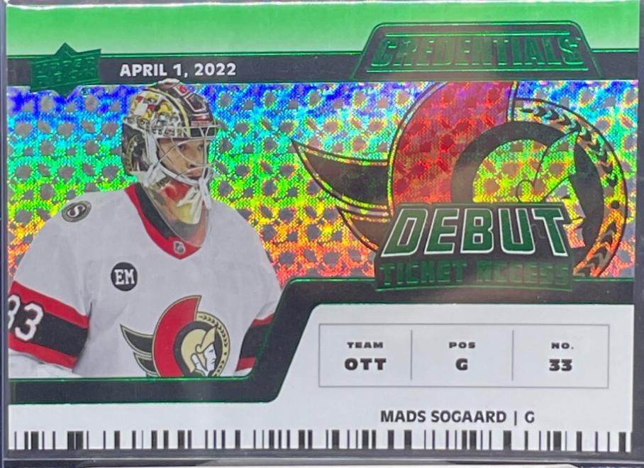 Mads Sogaard [Green Horizontal Debut Ticket Access] #168