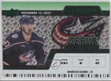 Marcus Bjork [Green Horizontal Debut Ticket Access] #125