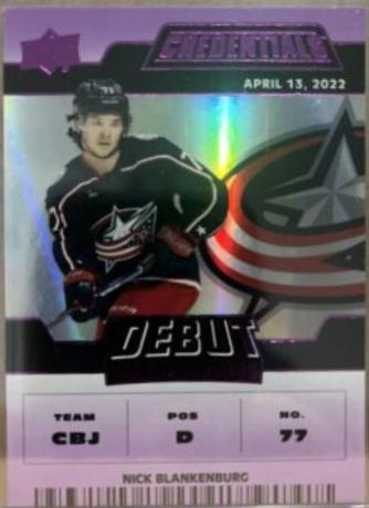 Nick Blankenburg [Purple Horizontal Debut Ticket Access] #119