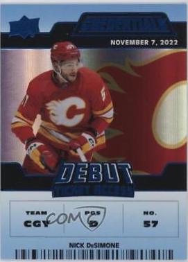 Nick DeSimone [Blue Horizontal Debut Ticket Access] #144