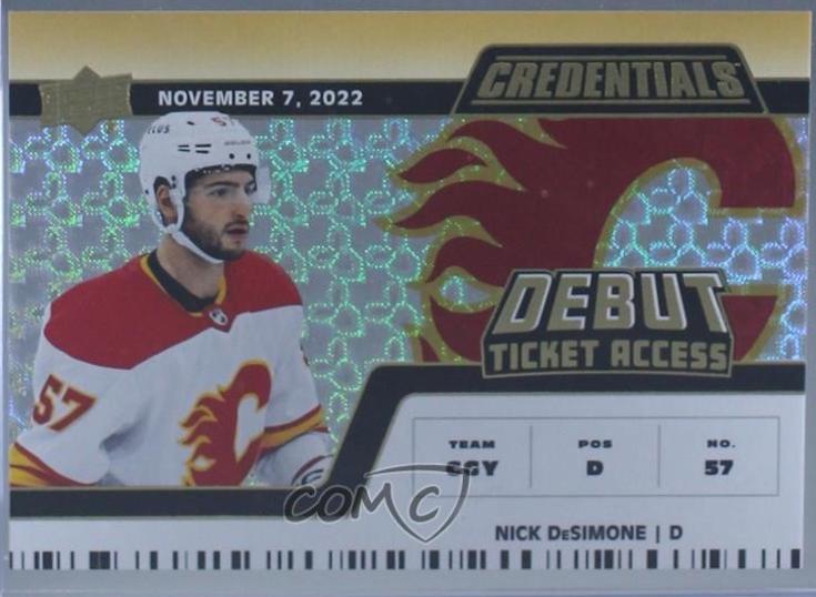 Nick DeSimone [Gold Horizontal Debut Ticket Access] #144