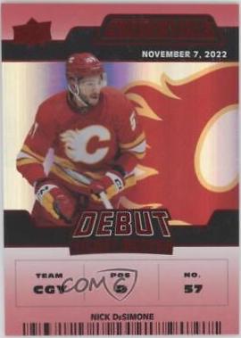 Nick DeSimone [Red Horizontal Debut Ticket Access] #144