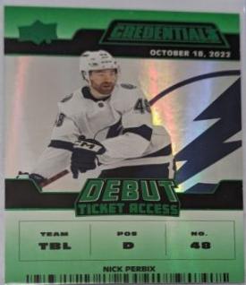 Nick Perbix [Green Horizontal Debut Ticket Access] #127