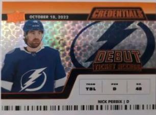 Nick Perbix [Orange Horizontal Debut Ticket Access] #127