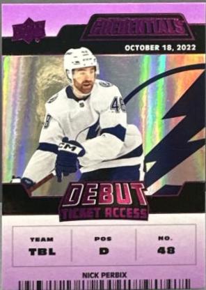 Nick Perbix [Purple Horizontal Debut Ticket Access] #127