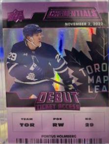 Pontus Holmberg [Purple Horizontal Debut Ticket Access] #128