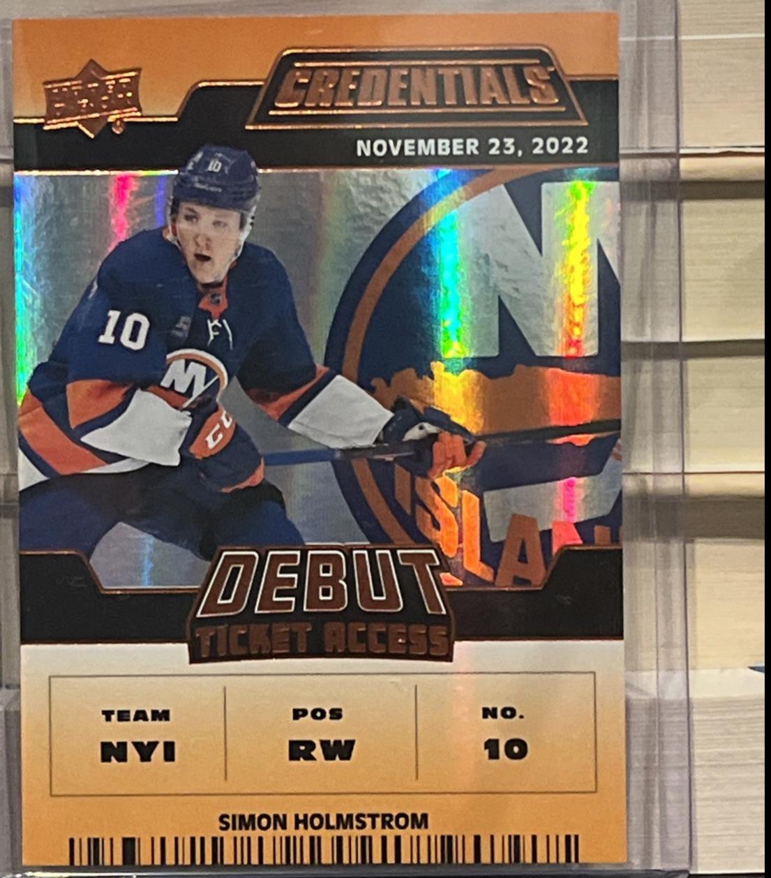 Simon Holmstrom [Orange Horizontal Debut Ticket Access] #172