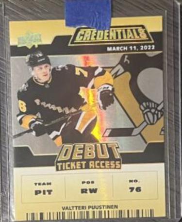 Valtteri Puustinen [Gold Horizontal Debut Ticket Access] #118
