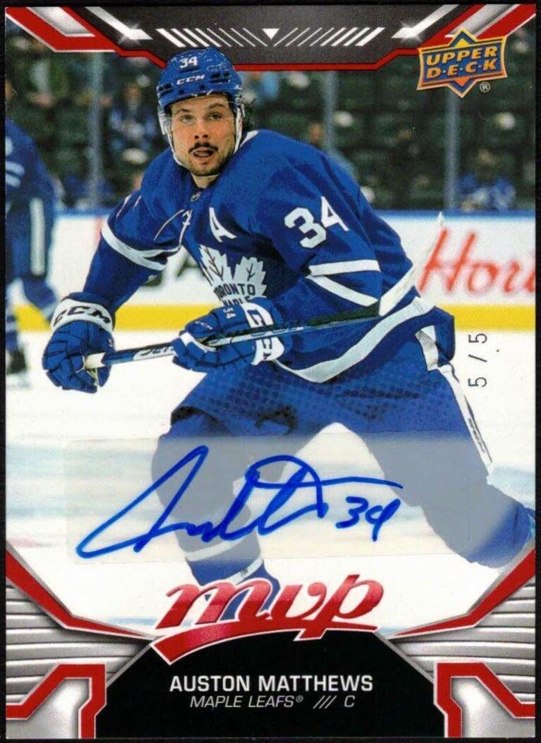 Auston Matthews [Red Autograph] #215