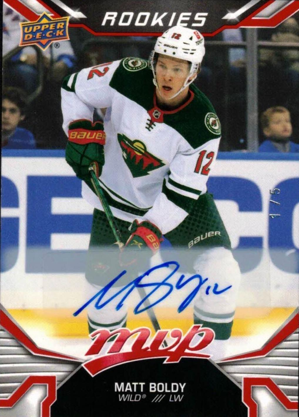 Matt Boldy [Red Autograph] #222