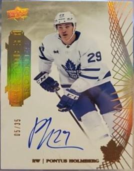 Pontus Holmberg [Autograph Gold] #133