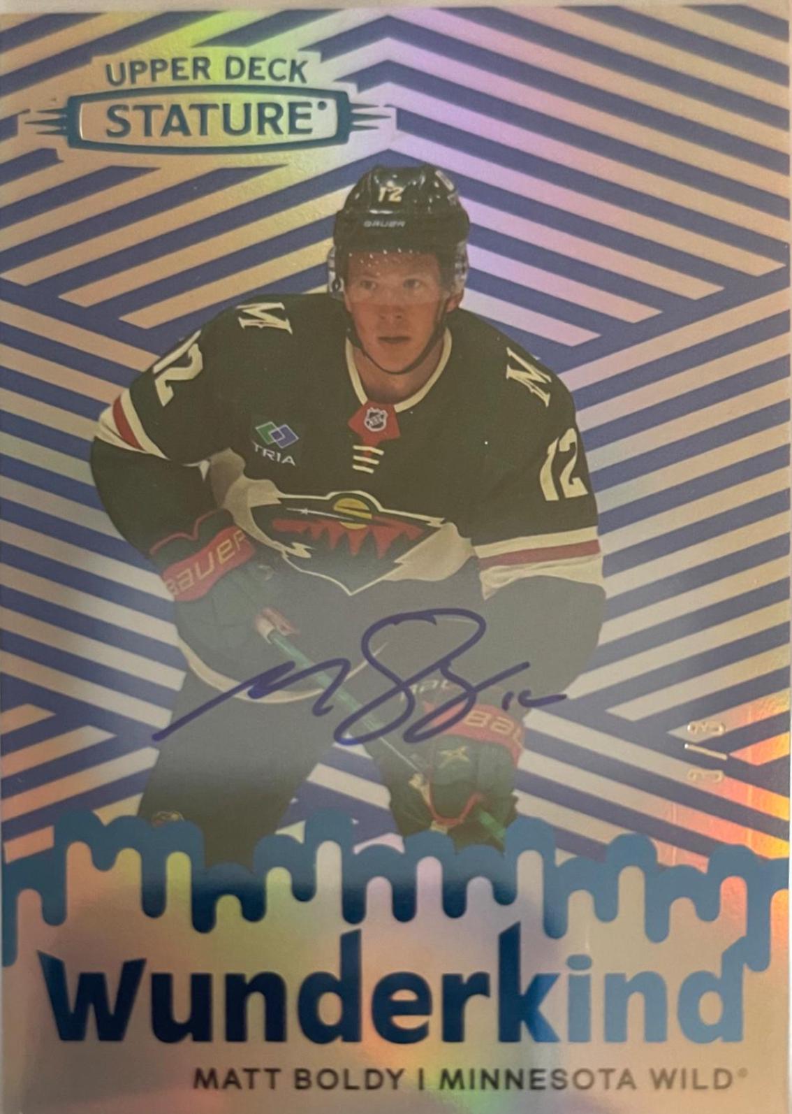 Matt Boldy [Autograph Blue] #W-17