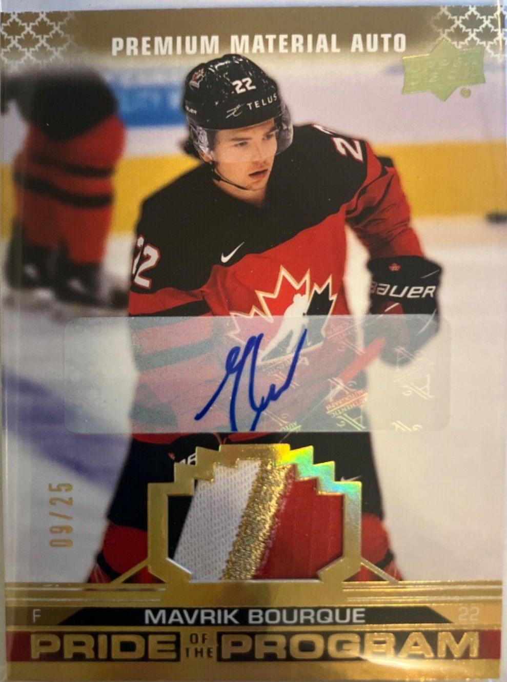 Mavrik Bourque [Autograph Patch] #81