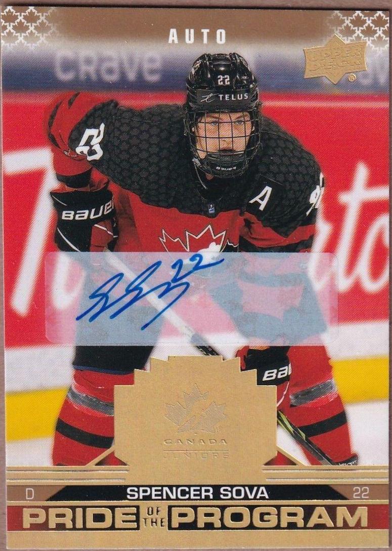 Spencer Sova [Signature] #87