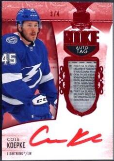 Cole Koepke [Red Foil Tag Autograph] #116