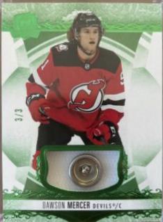 Dawson Mercer [Green Foil Button] #83