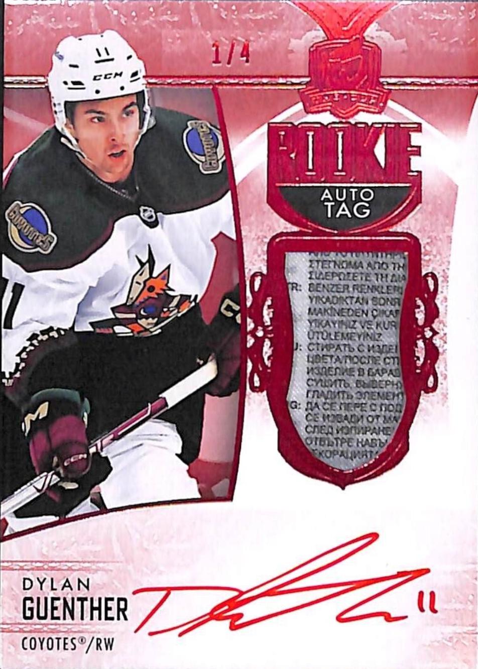 Dylan Guenther [Red Foil Tag Autograph] #126