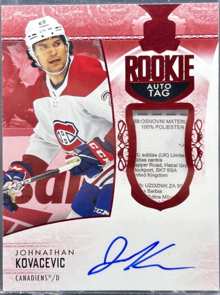 Johnathan Kovacevic [Red Foil Tag Autograph] #176