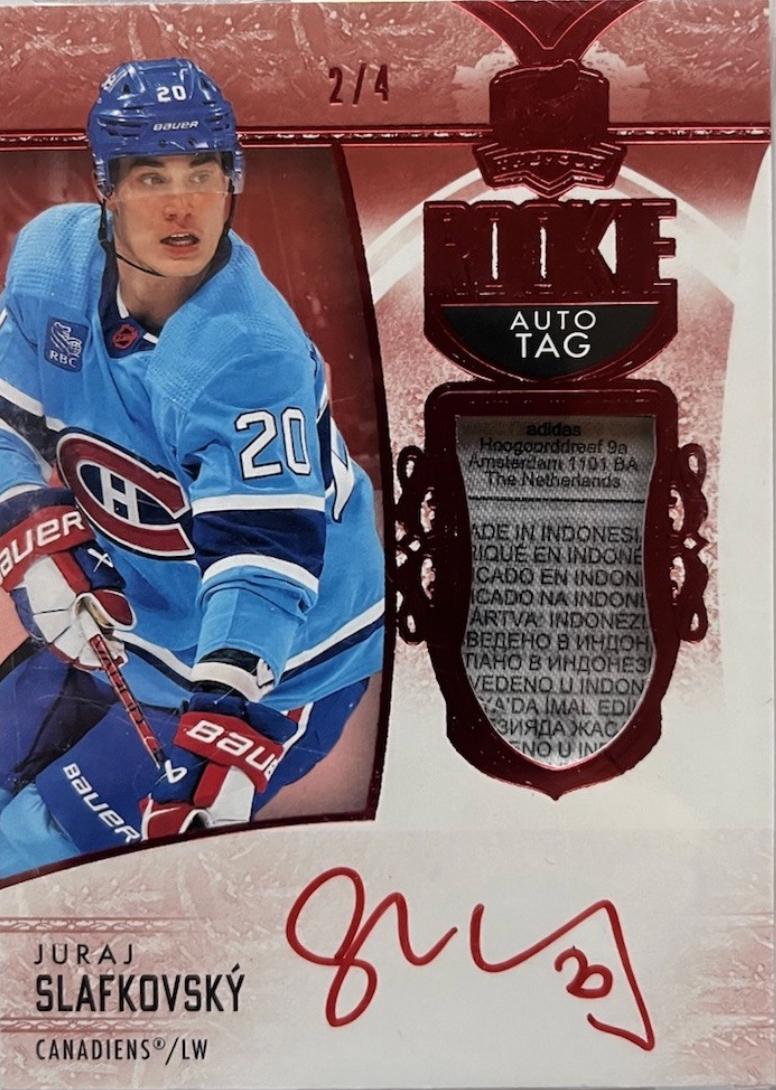 Juraj Slafkovsky [Red Foil Tag Autograph] #150