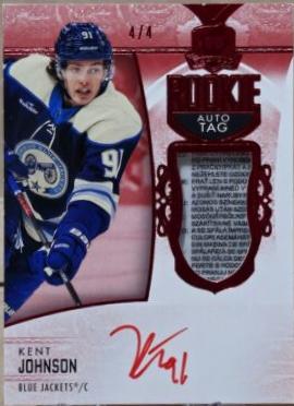 Kent Johnson [Red Foil Tag Autograph] #147