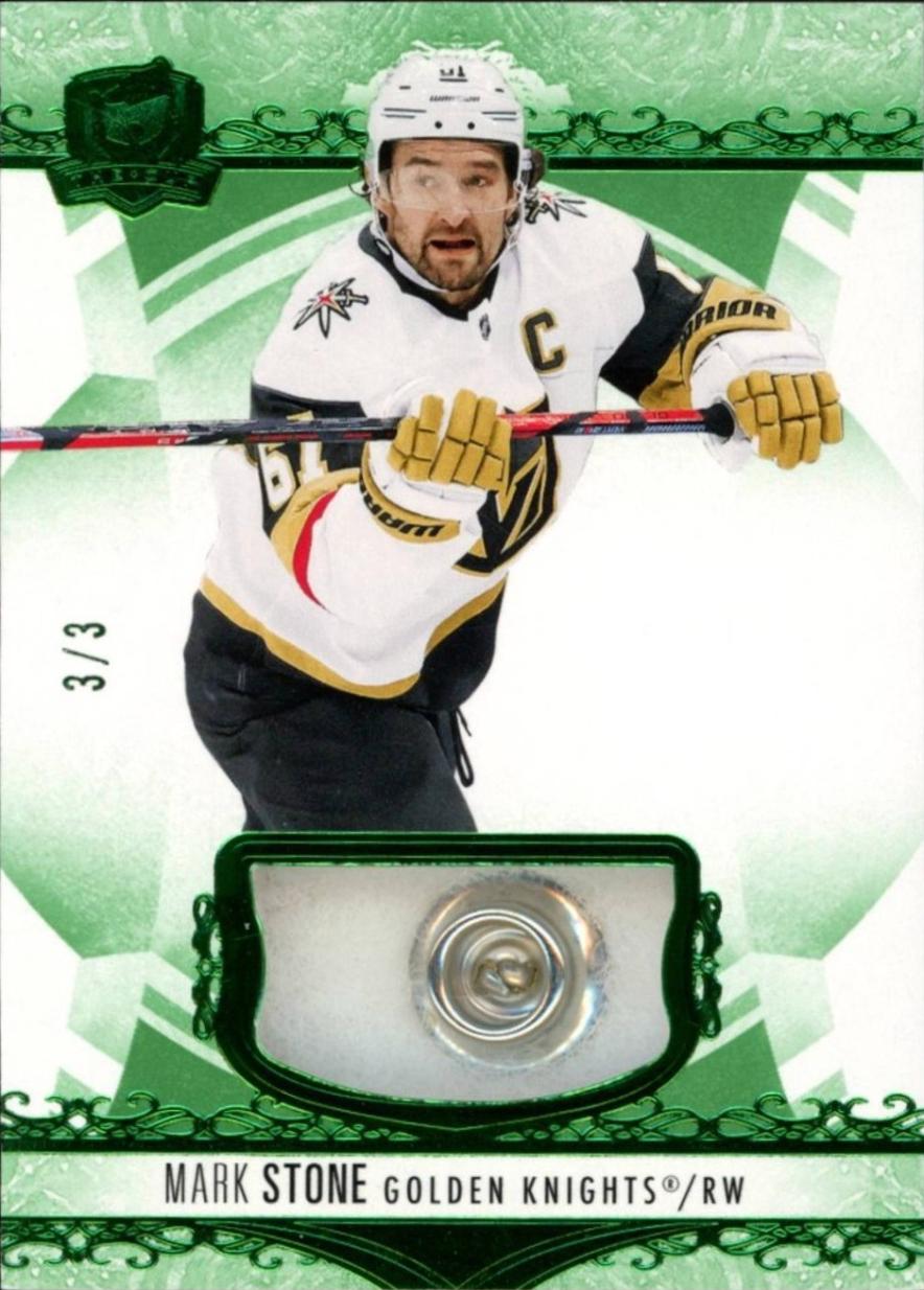 Mark Stone [Green Foil Button] #86