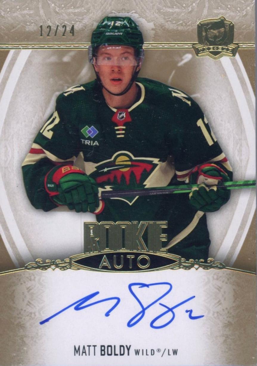 Matt Boldy [Gold Spectrum Foil Autograph] #145