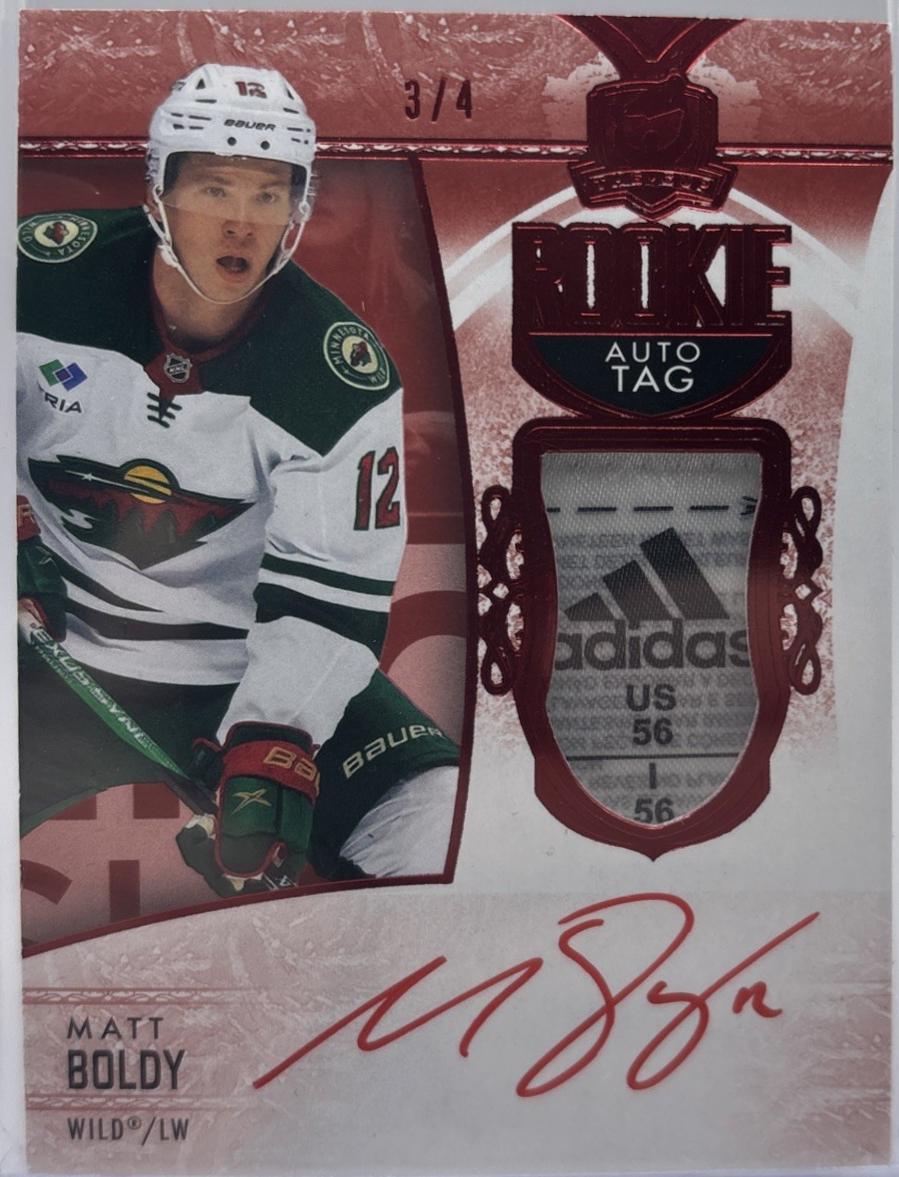 Matt Boldy [Red Foil Tag Autograph] #145