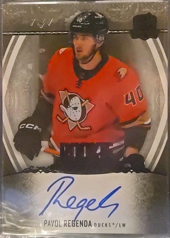 Pavol Regenda [Black Foil Autograph] #134
