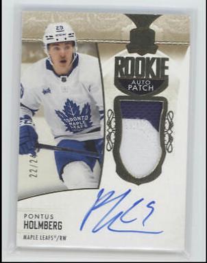 Pontus Holmberg [Gold Spectrum Foil Autograph] #192