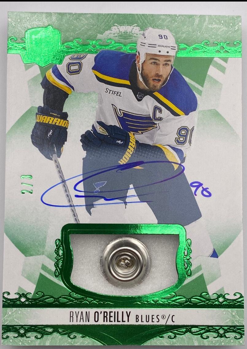 Ryan O'Reilly [Green Foil Button Autograph] #27