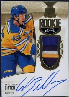 William Bitten [Gold Foil Patch Autograph] #181