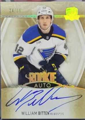 William Bitten [Gold Spectrum Foil Autograph] #181