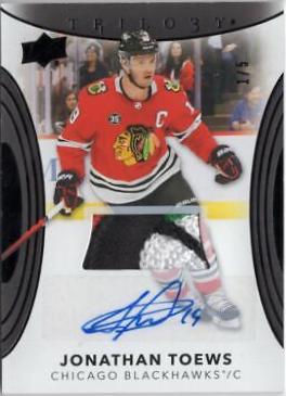 Jonathan Toews [Black Foil Patch Autograph] #16