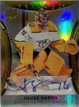Juuse Saros [Gold Autograph] #60