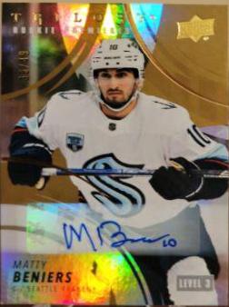 Matty Beniers [Gold Autograph ] #199