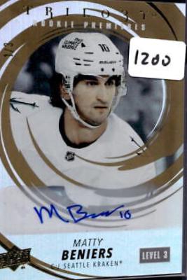 Matty Beniers [Gold Autograph ] #249