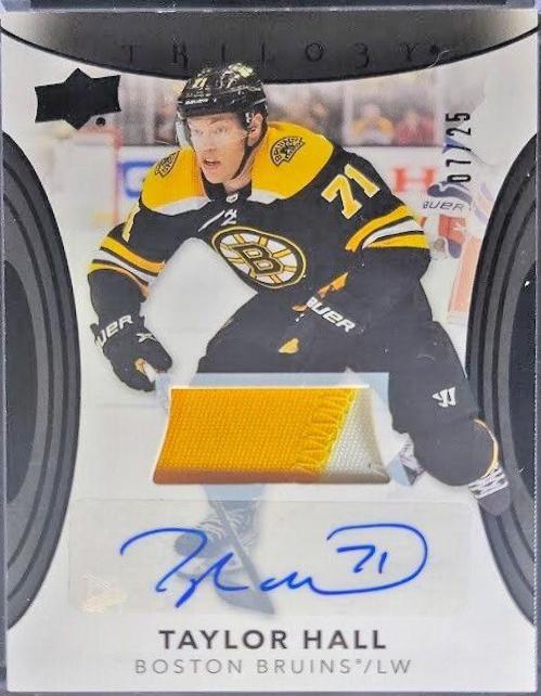 Taylor Hall [Black Foil Patch Autograph] #67