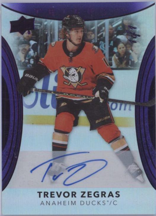 Trevor Zegras [Gold Autograph] #46
