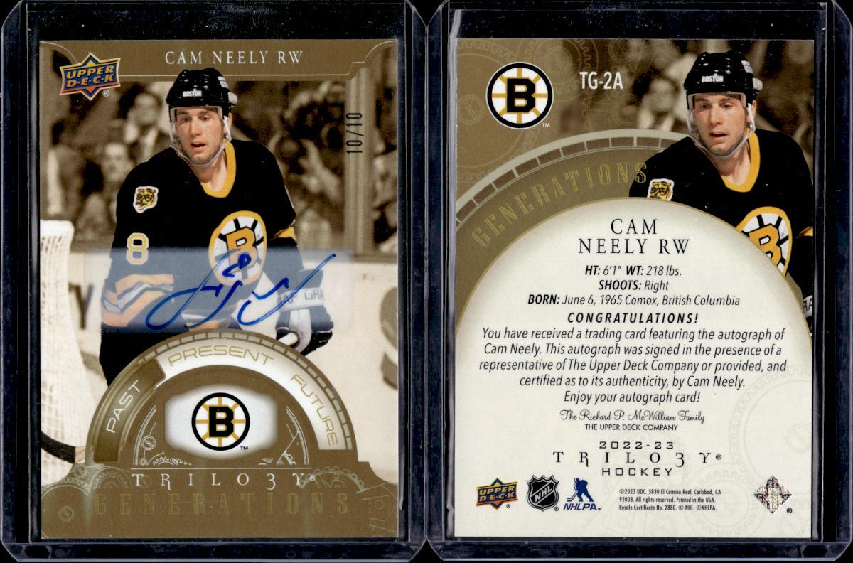 Cam Neely [Gold Autograph] #TG-2A