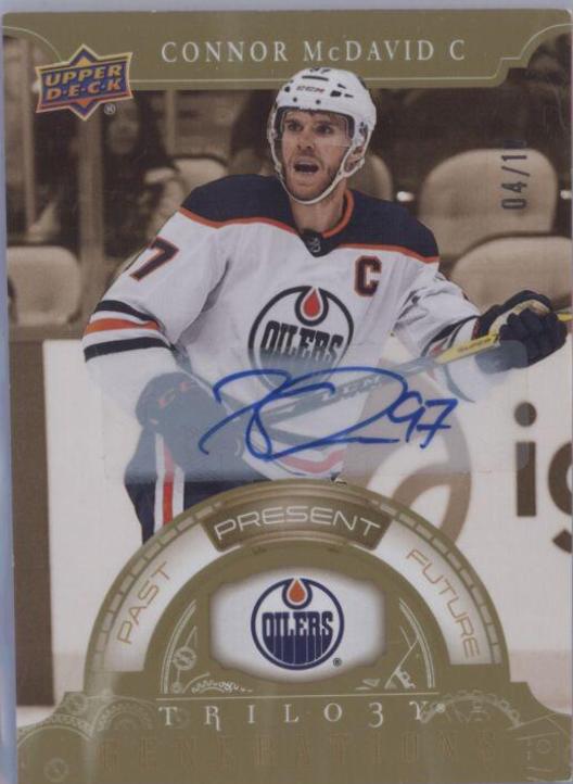 Connor McDavid [Gold Autograph] #TG-13B