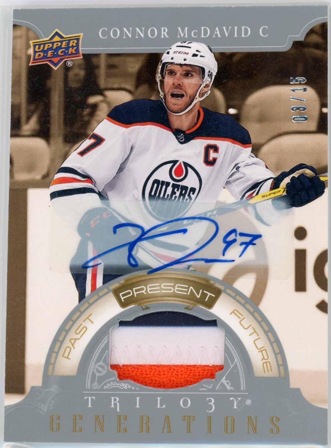Connor McDavid [Patch Autograph] #TG-13B