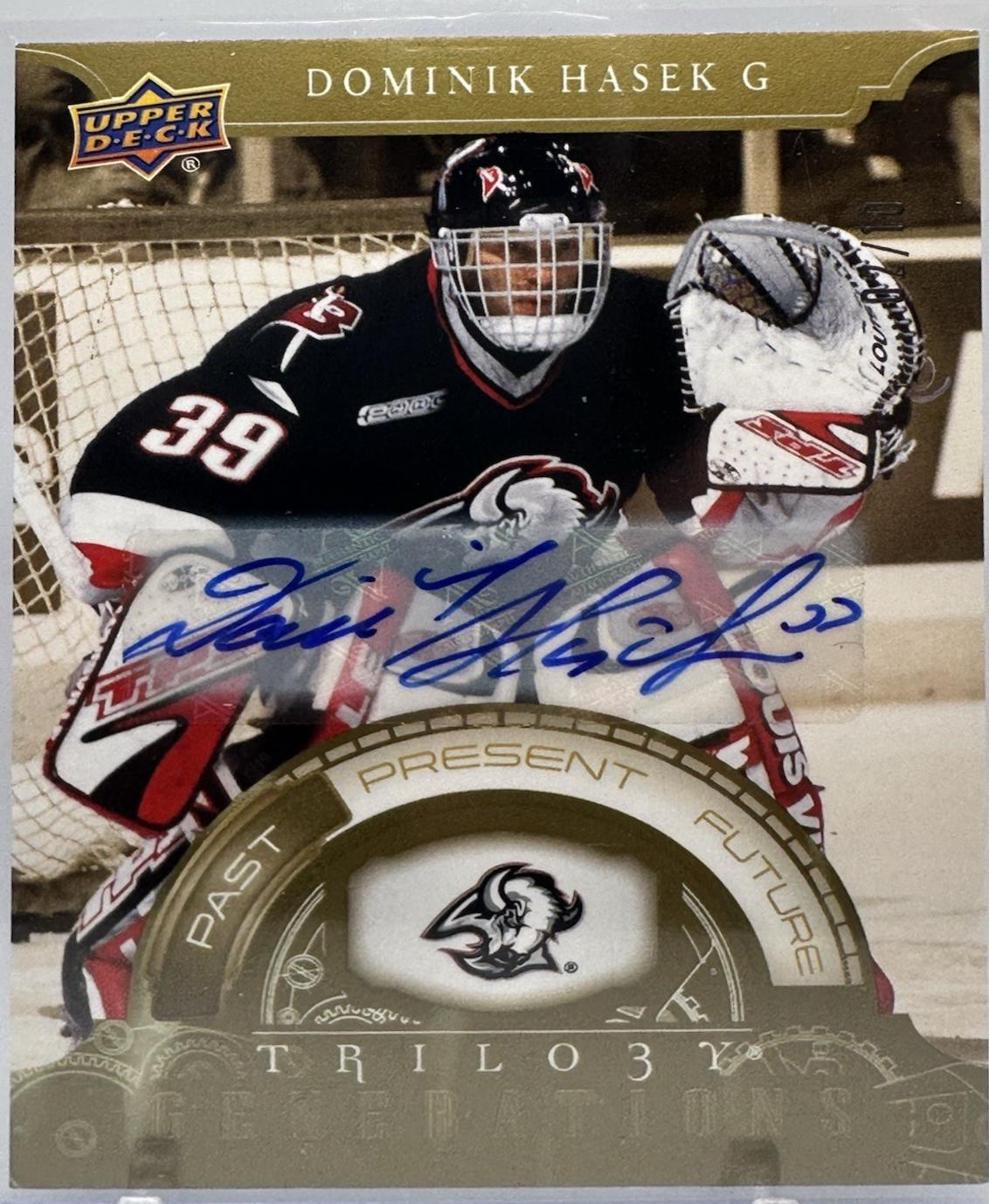 Dominik Hasek [Gold Autograph] #TG-4A