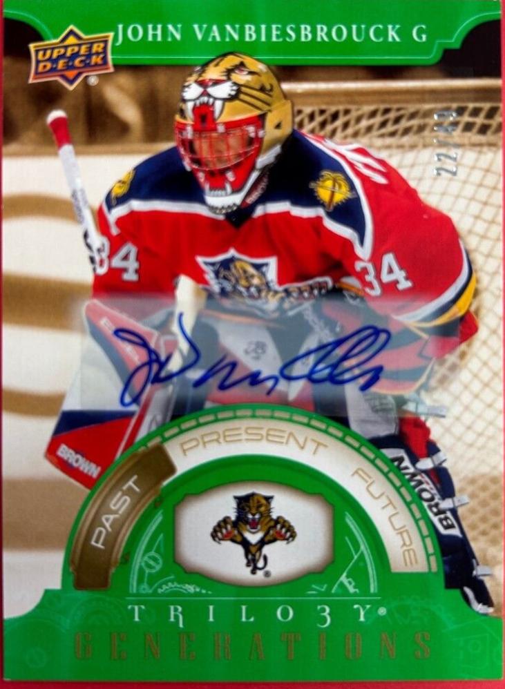 John Vanbiesbrouck [Autograph] #TG-16A