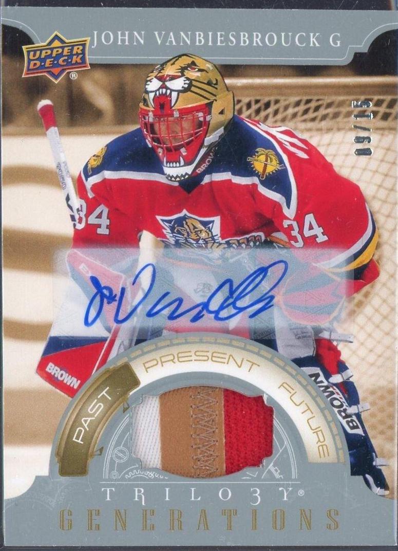 John Vanbiesbrouck [Patch Autograph] #TG-16A