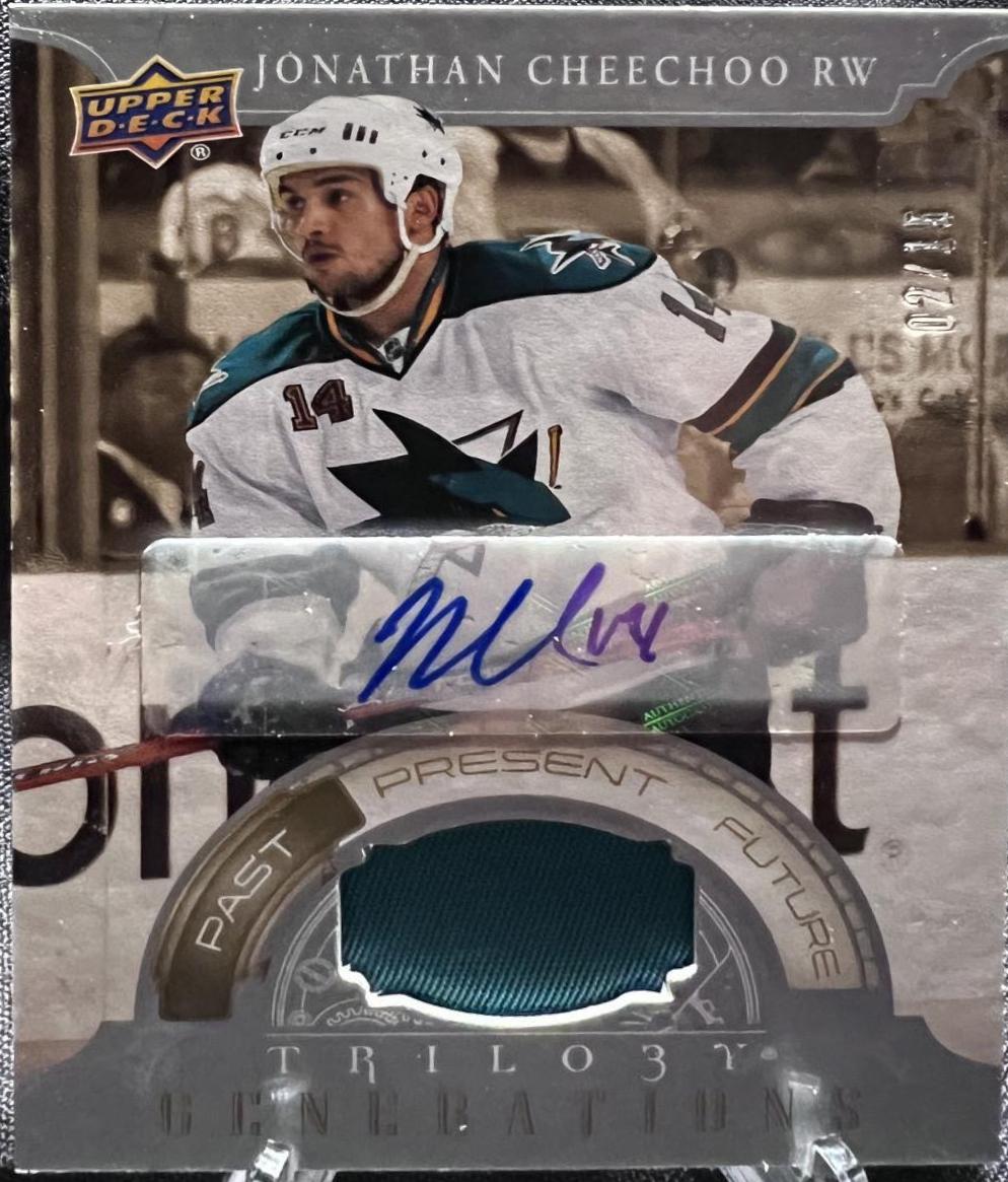Jonathan Cheechoo [Patch Autograph] #TG-5A