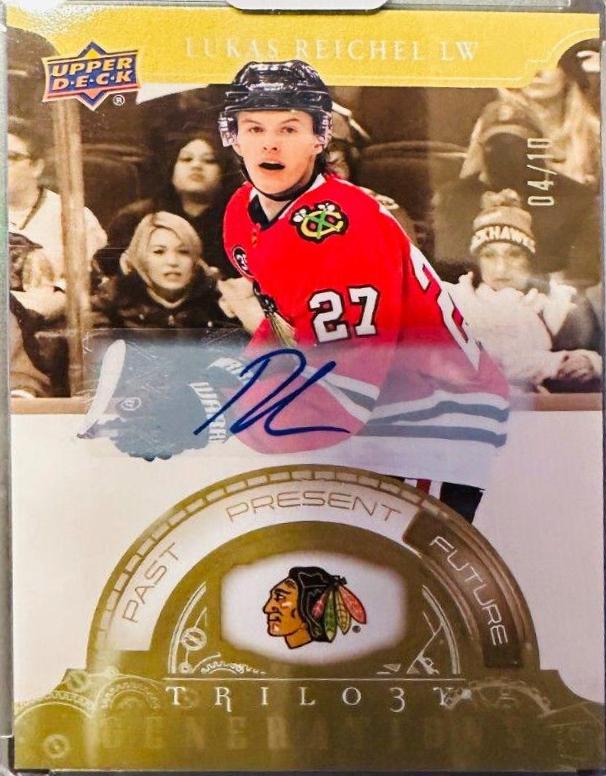 Lukas Reichel [Gold Autograph] #TG-7C