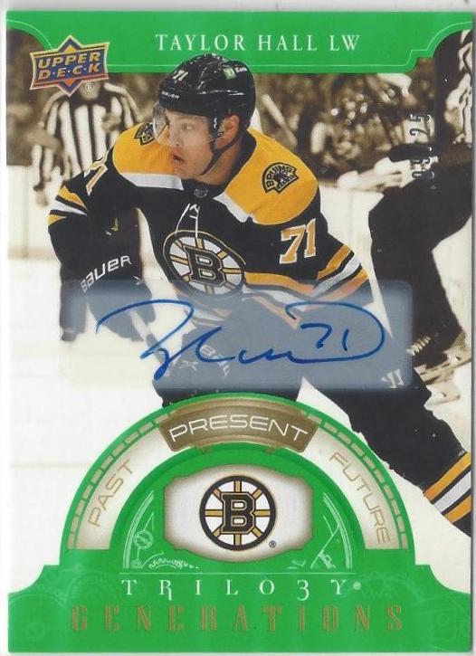 Taylor Hall [Autograph] #TG-2B