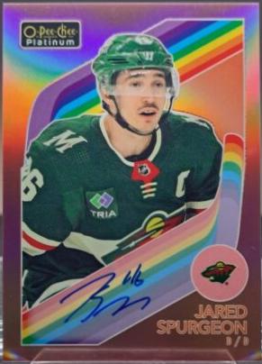 Jared Spurgeon [Red Autograph] #R-26