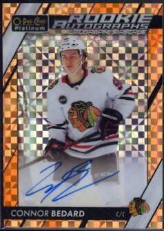 Connor Bedard [Orange Checkers] #R-CB