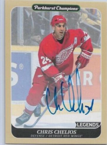 Chris Chelios [Autograph Blue] #261